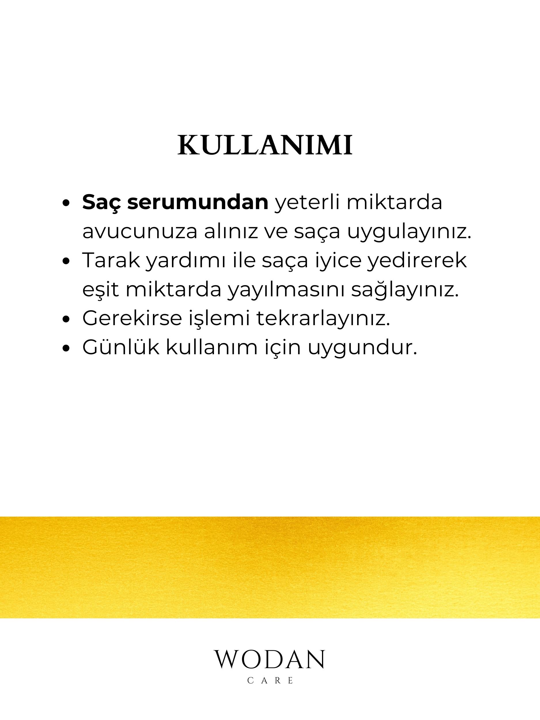 Wodan Care Intensive Repair Botanical Yoğun Onarıcı Saç Bakım Serumu 100 ml - Görsel 3