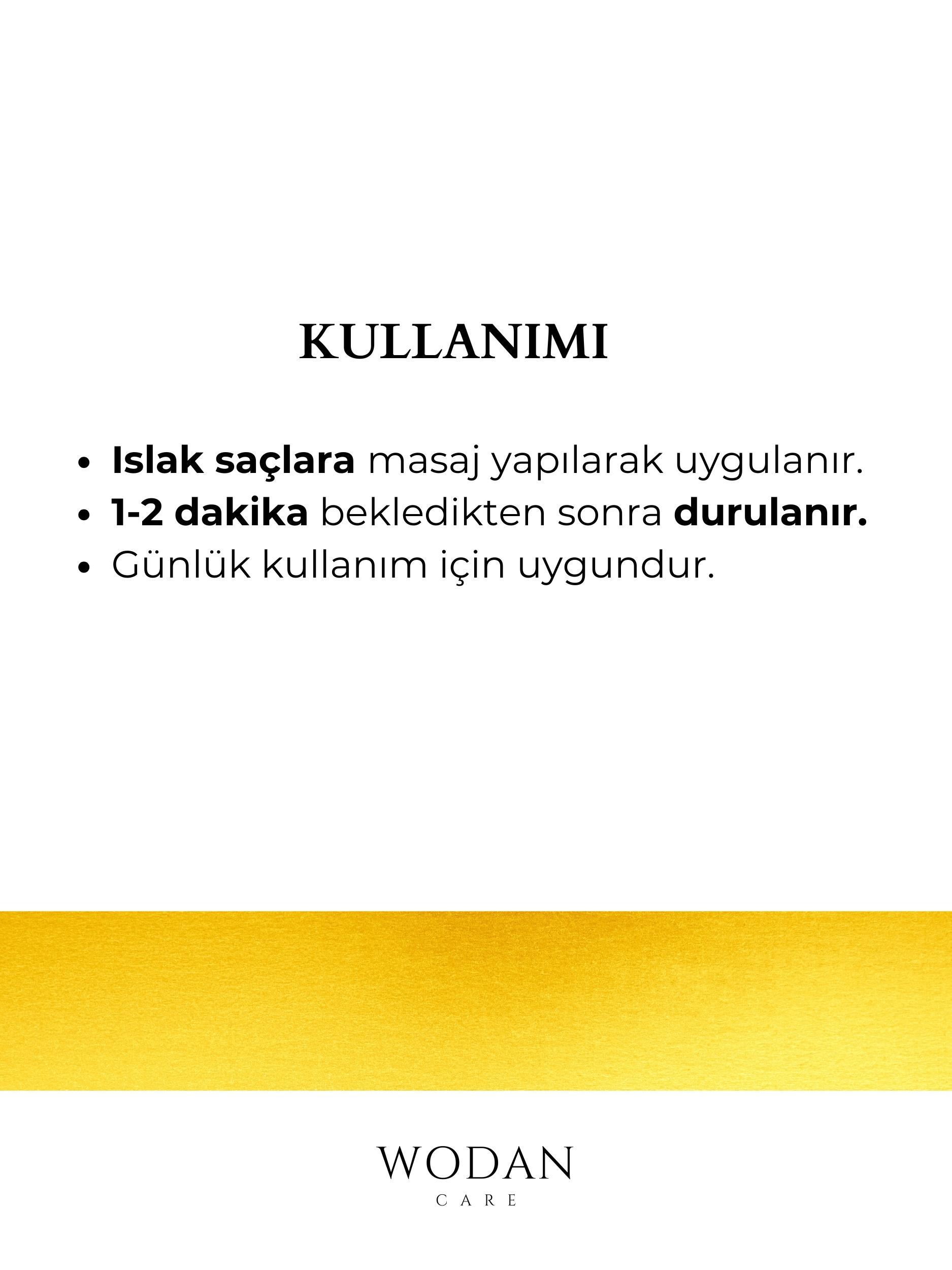 Wodan Care Intensive Repair Botanical Yoğun Onarıcı Saç Bakım Maskesi 500 ml - Görsel 3